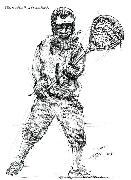 Lacrosse Player Drawing at Explore collection of