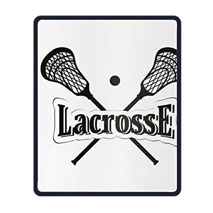 425x425 Lacrosse Stick Drawing Mouse Pad Designed Gaming - Lacrosse Stick Drawing