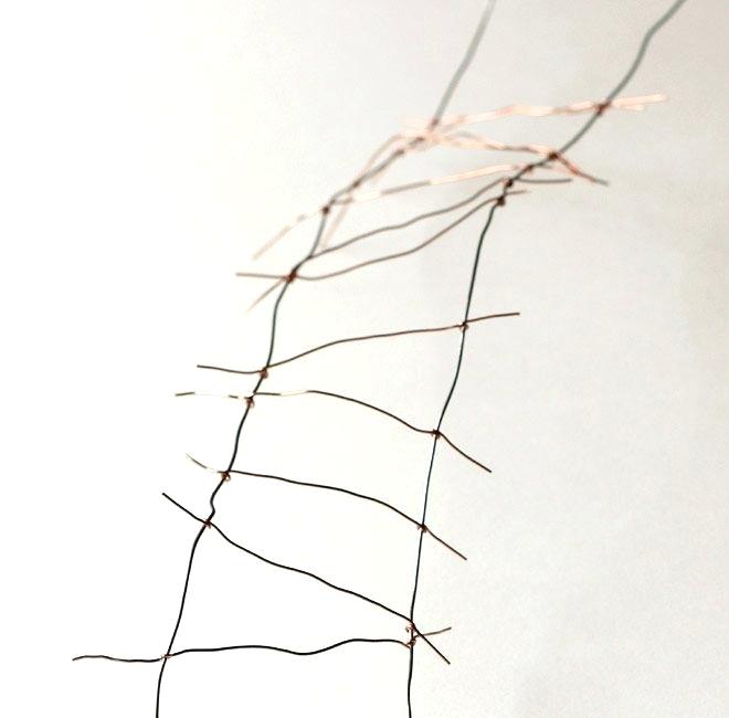 660x650 ladder wire ladder wire belt conveyor wood ladder with wire - Ladder Line Drawing