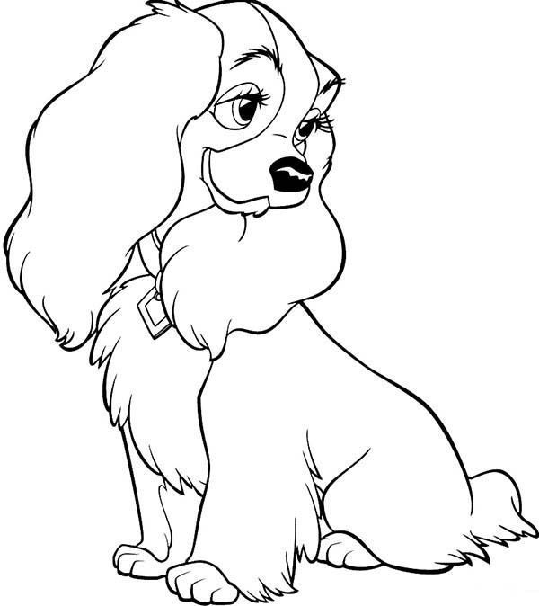 600x674 Lady And The Tramp Drawing - Lady And The Tramp Drawing