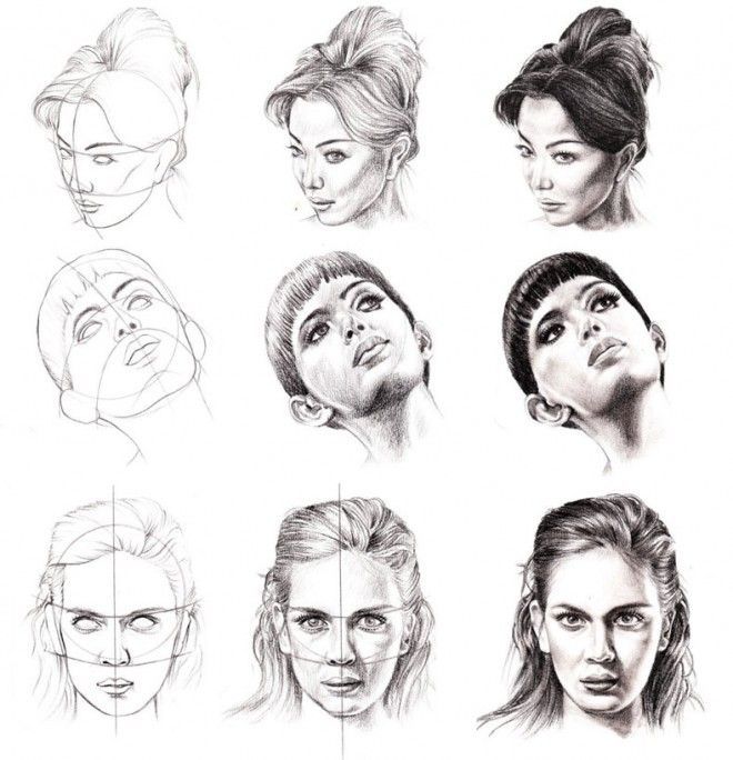 660x684 Pictures How To Draw Lady Faces - Lady Face Drawing