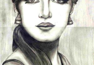 300x210 of sketch women rhdrawingforkidscom lady face - Lady Face Drawing