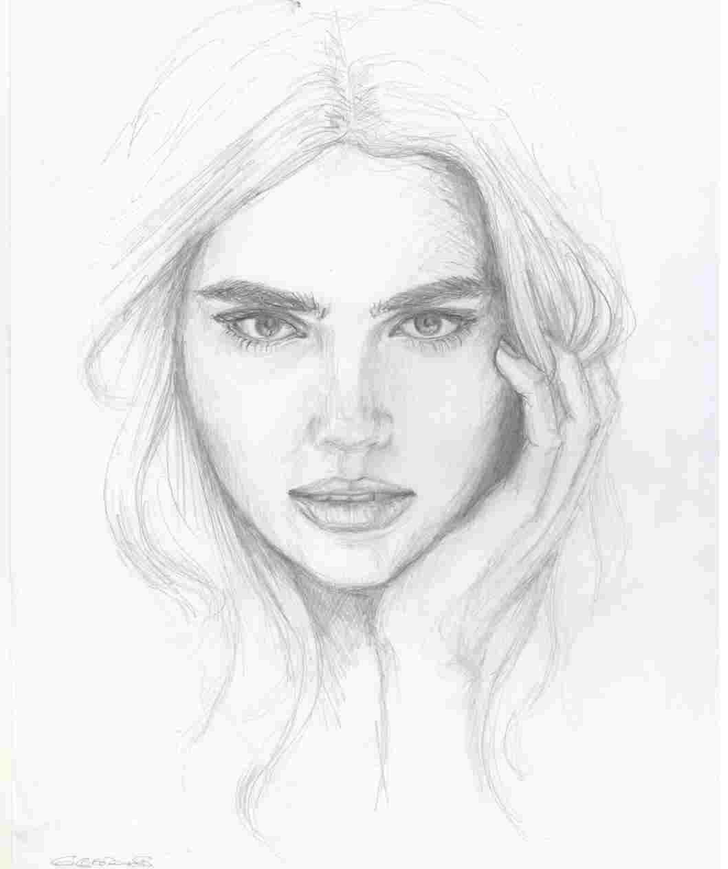 1059x1264 Of Women Rhpencilsketchartdesignsphotosblogspotcom Lady Face - Lady Face Drawing