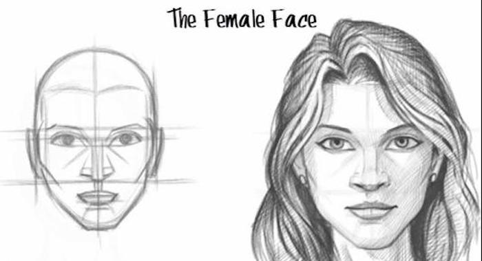 Lady Face Drawing at PaintingValley.com | Explore collection of Lady