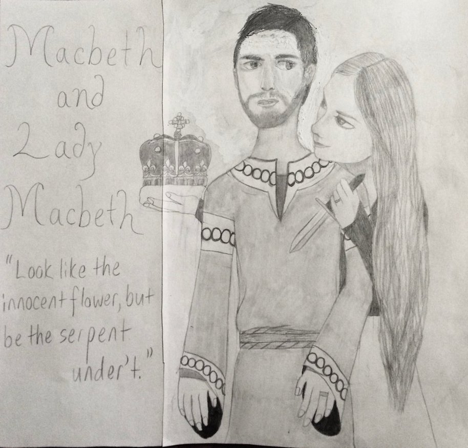 914x874 macbeth and lady macbeth drawing high quality drawing skill - Lady Macbeth Drawing