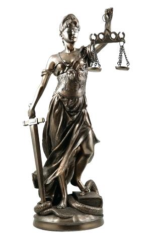 308x480 Justice Blind Lady Statue Drawing With Liberty And For All Is - Lady Of Justice Drawing