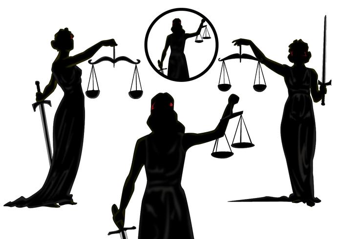 700x490 Lady Justice Vectors - Lady Of Justice Drawing