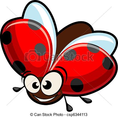 450x445 Vector - Ladybug Cartoon Drawing