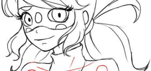 520x245 Lessdraw Drawing Lessons Step - Ladybug Drawing