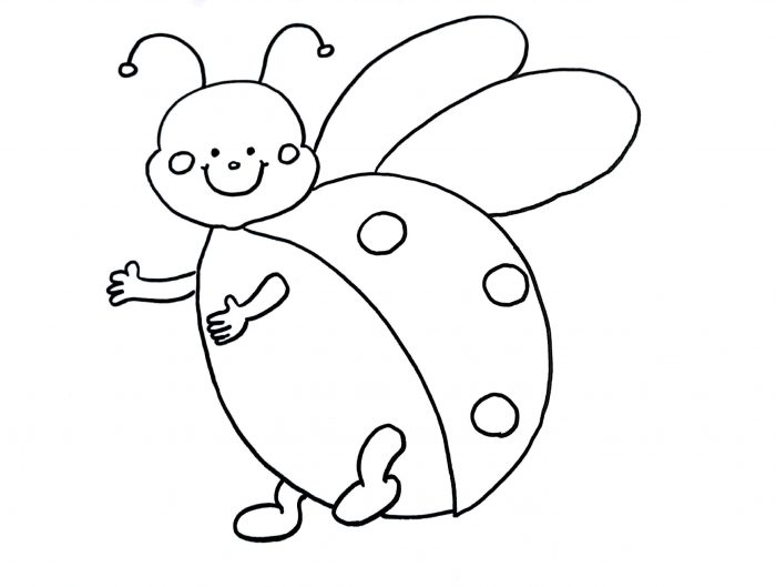700x529 How To Draw A Ladybug - Ladybug Drawing Step By Step
