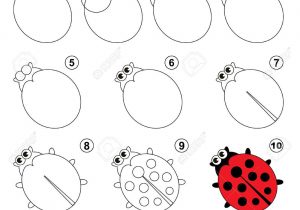 Ladybug Drawing Step By Step at PaintingValley.com | Explore collection ...