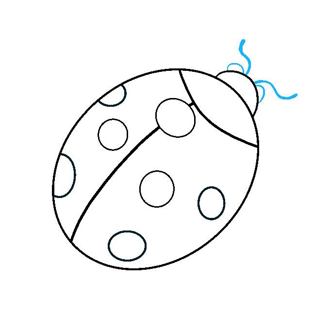 680x678 Drawing Ladybug Easy Transparent Png Clipart Free Download - Ladybug Drawing Step By Step