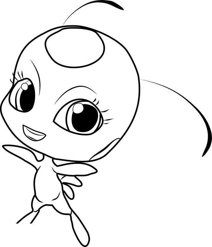 Download Kwami Miraculous Ladybug Coloring Pages