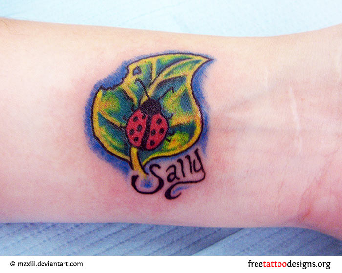700x560 Cute Tattoos And Ideas Designs - Ladybug Tattoo Drawing