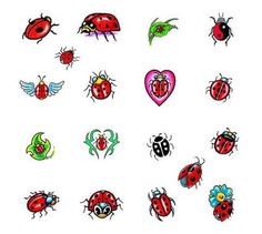 236x211 Best Tats Images Ladybugs, Amazing Tattoos, Awesome Tattoos - Ladybug Tattoo Drawing