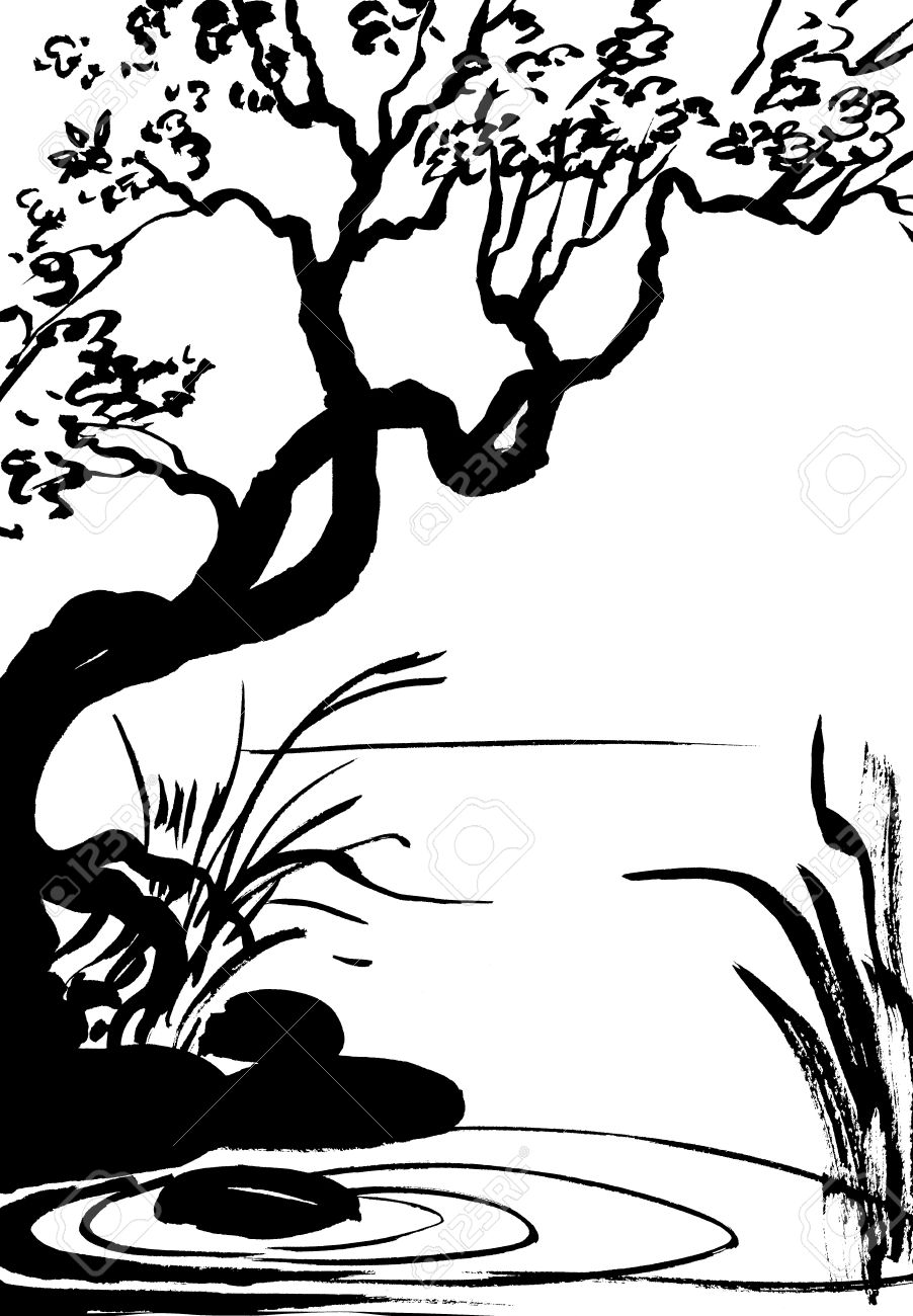 902x1300 Learn To Draw With Us Best Drawing Lessons For Kids And Adults - Lake Line Drawing