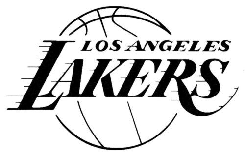 500x316 the wordmark angeles basketball logos los angeles - Lakers Logo Drawing