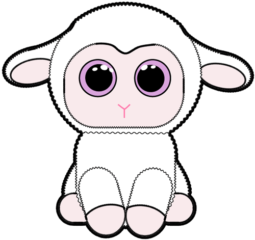 500x471 How To Draw Baby Lamb With Easy Step - Lamb Cartoon Drawing