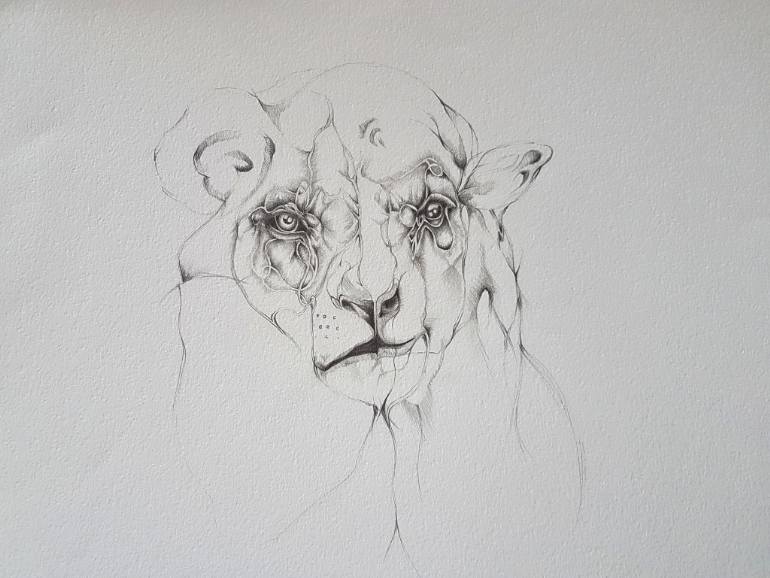 770x578 Lion And Lamb Drawing - Lamb Drawing