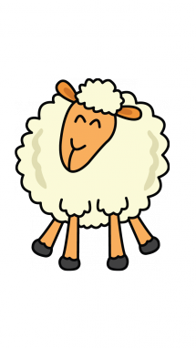 215x382 Collection Of Free Lamb Drawing Cute Download On Ui Ex - Lamb Drawing