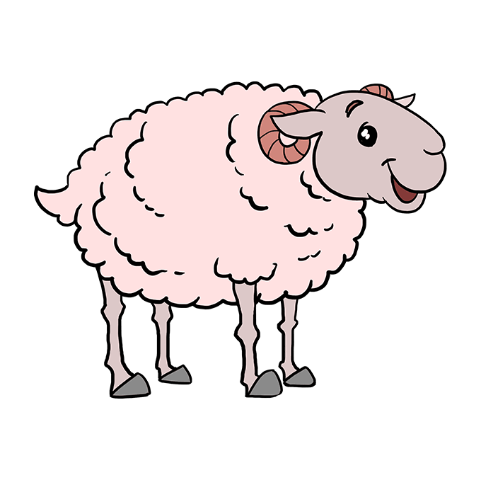 680x678 Collection Of Free Lamb Drawing Eye Download On Ui Ex - Lamb Drawing Images