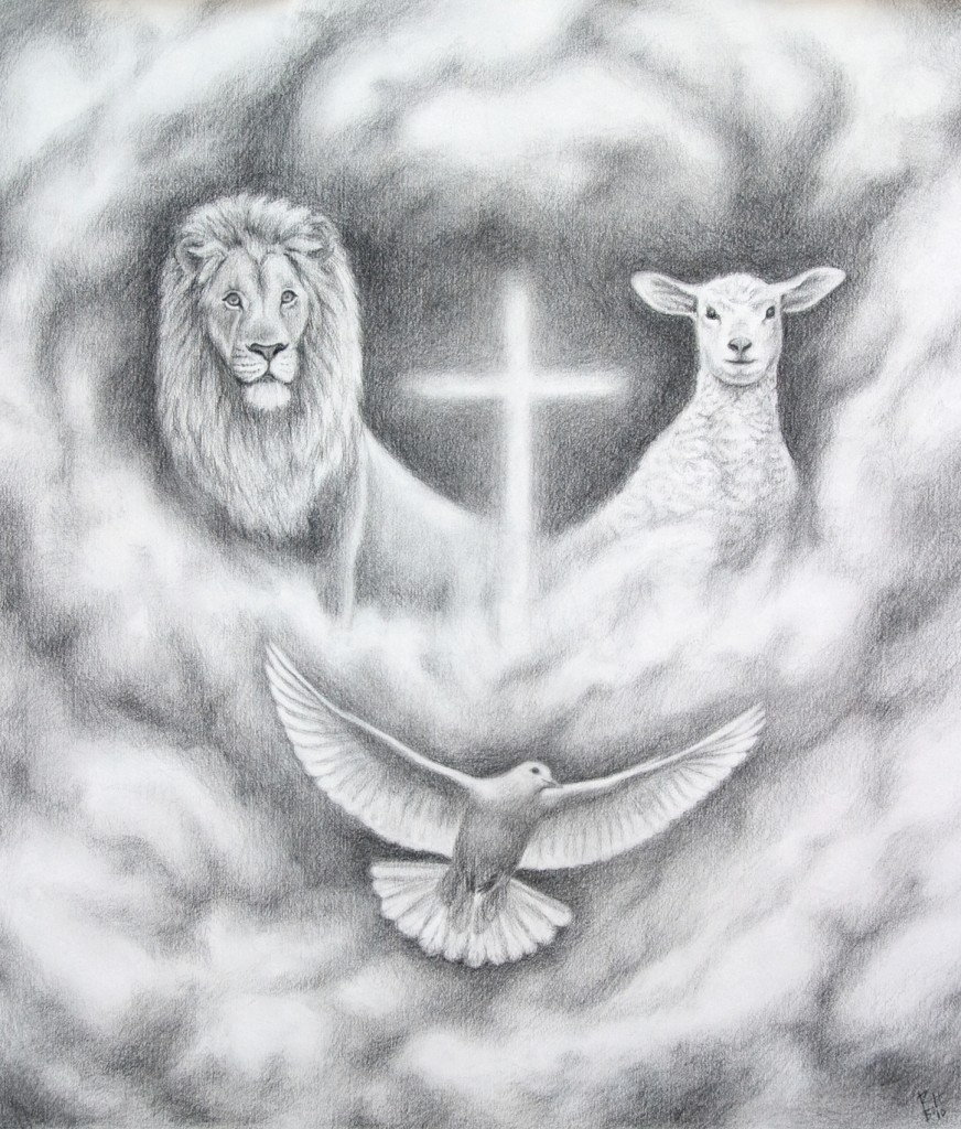 872x1024 Lion And The Lamb Image Lion Of Judah Artwork - Lamb Of God Drawing