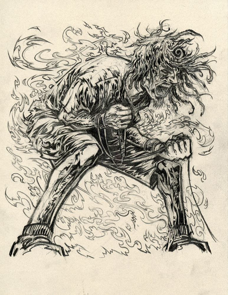 773x1000 Poster Process Lamb Of God Miles Tsang - Lamb Of God Drawing