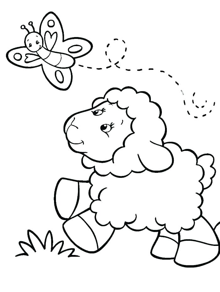 700x931 sheep outline sheep outline clip art on white background sheep - Lamb Outline Drawing