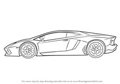 236x167 lamborghini aventador sketch drawings in car drawings - Lamborghini Aventador Drawing