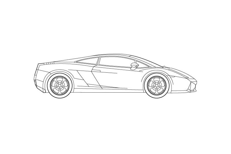 800x532 revit lamborghini gallardo familiy to bring scale and realism - Lamborghini Aventador Drawing
