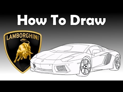480x360 how to draw a lamborghini aventador - Lamborghini Aventador Drawing Outline