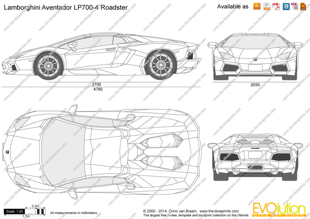 Lamborghini Aventador Drawing Outline at PaintingValley.com | Explore