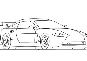300x210 Sports Car Drawing Outline Car To Print And Coloer - Lamborghini Aventador Drawing Outline