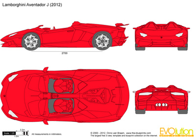 400x283 lamborghini aventador j vector drawing - Lamborghini Aventador J Drawing