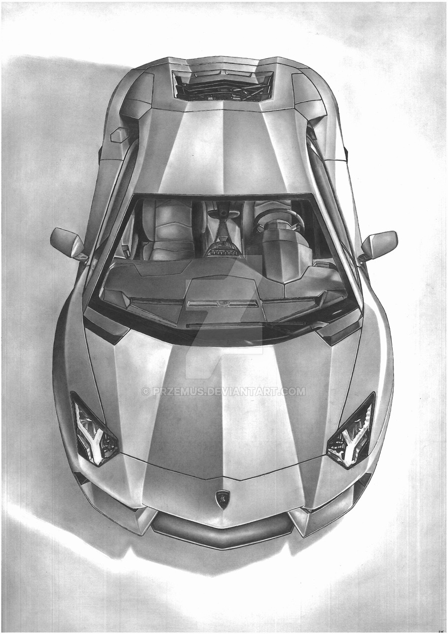 Lamborghini Aventador J Drawing at PaintingValley.com | Explore