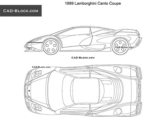 540x380 Lamborghini Aventador Cad Block Free Download - Lamborghini Car Drawing
