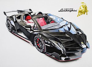 300x219 Lamborghini Drawings Fine Art America - Lamborghini Car Drawing
