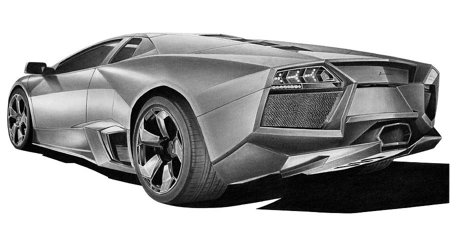 900x459 lamborghini reventon drawing - Lamborghini Car Drawing