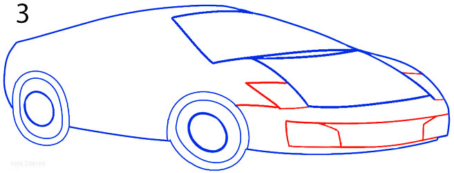 657x250 How To Draw A Lamborghini - Lamborghini Drawing Outline