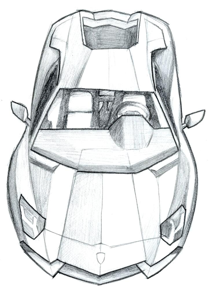 726x1024 lamborghini drawing learn to draw a lamborghini drawings in pencil - Lamborghini Drawing Outline