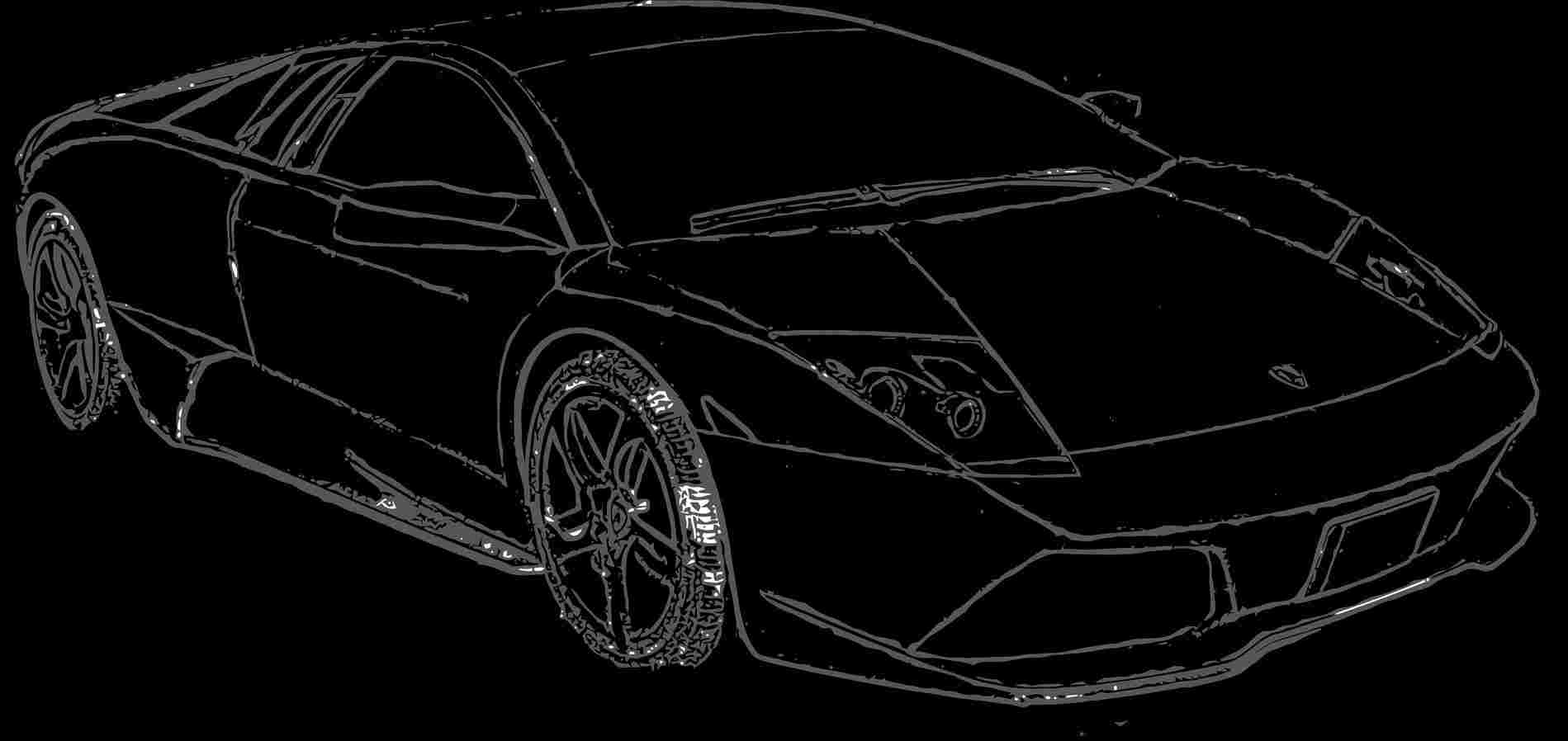 1899x898 Outline At Getdrawingscom Free For Personal Rhgetdrawingscom - Lamborghini Drawing Outline