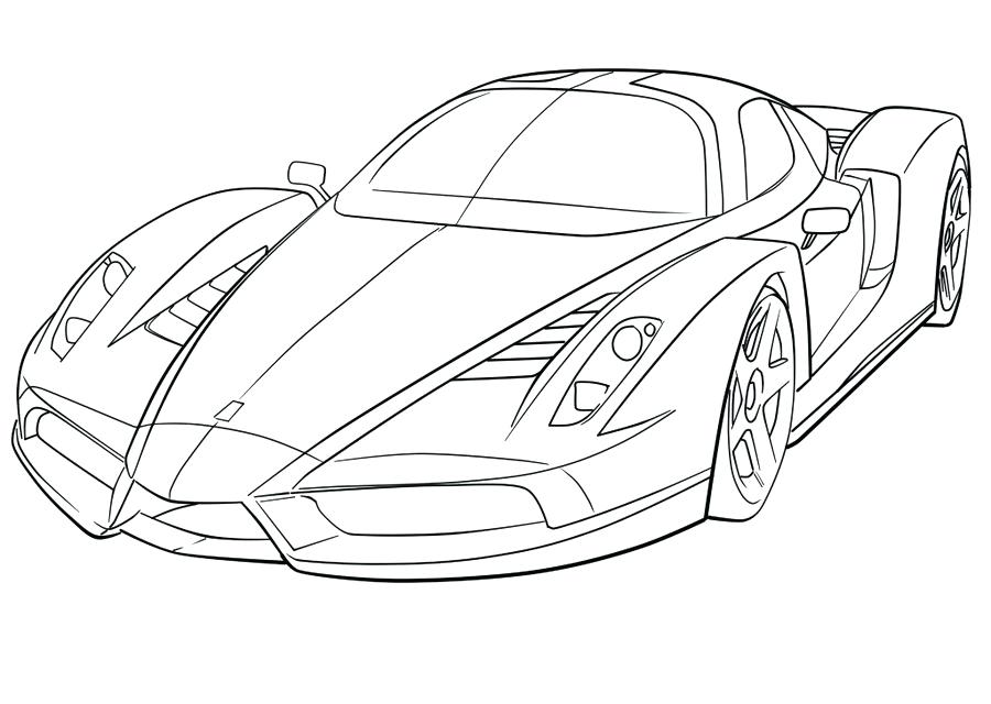 900x640 Lamborghini Coloriages - Lamborghini Drawing Outline
