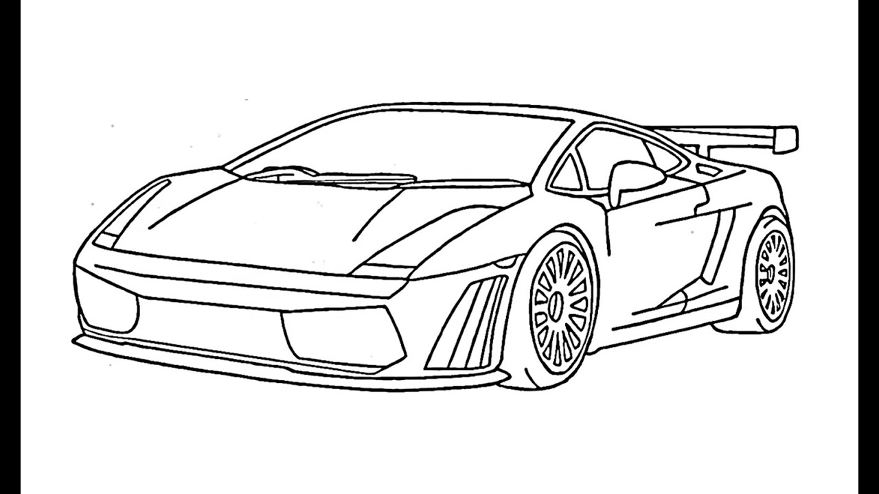 1280x720 Huge Collection Of 'lamborghini Drawing' Download More Than - Lamborghini Drawing Pictures