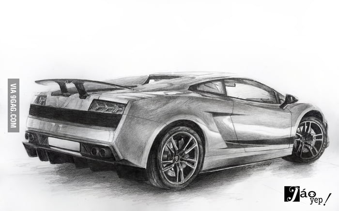 700x435 Just Another Lamborghini Drawing ! - Lamborghini Drawing Pictures