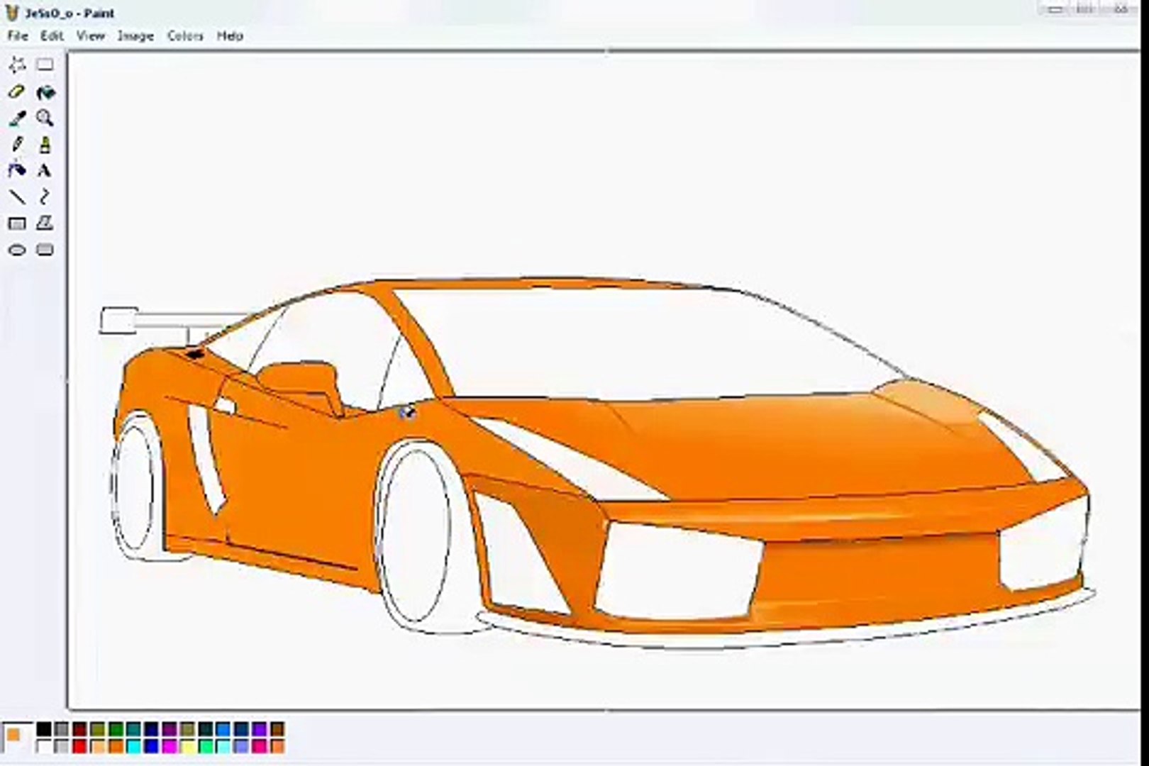 1620x1080 how to draw a car - Lamborghini Gallardo Drawing