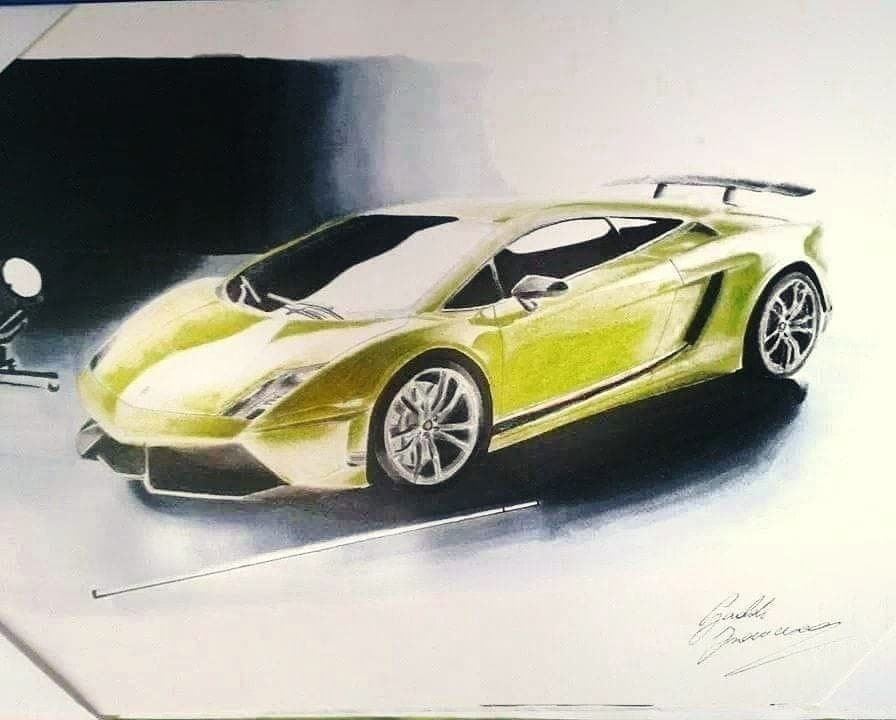 Lamborghini Gallardo Drawing at PaintingValley.com | Explore collection ...