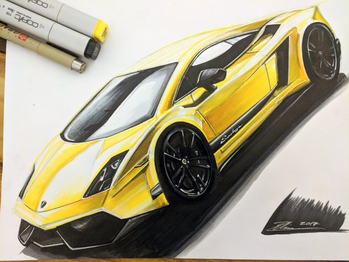1200x900 lamborghini gallardo - Lamborghini Gallardo Drawing
