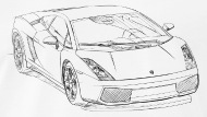 190x107 transportation sketches lambo gallardo - Lamborghini Gallardo Drawing