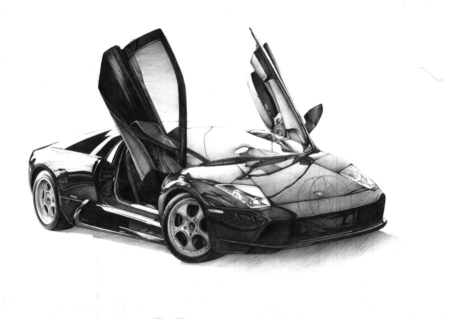 900x636 Lamborghini Drawings In Pencil Gtgt - Lamborghini Pencil Drawing