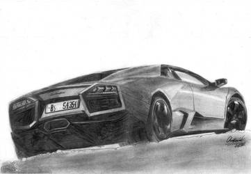361x250 lamborghini reventon pencil drawing - Lamborghini Pencil Drawing